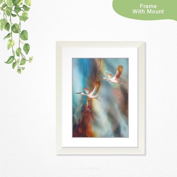 Aruvi - White Frame With Mount